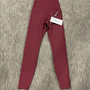 Tavi Women's Burgundy Leggings